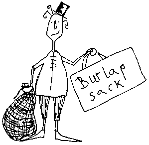 burlap sack